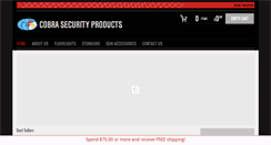 Desktop Screenshot of cobrasecurityproducts.com